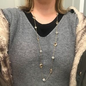 Stella & Dot Rose Gold Layering Necklace